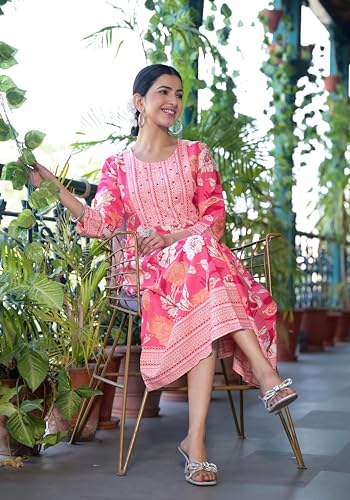 Image of MIRCHI FASHION Women's Anarkali Printed Kurti Only
