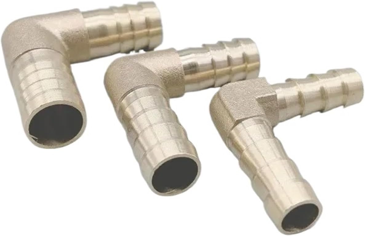 Brass Elbow 13pcs Brass Hose Pipe Fitting Connector Adapter For RV Water Hoses(19mm-19mm Barb)