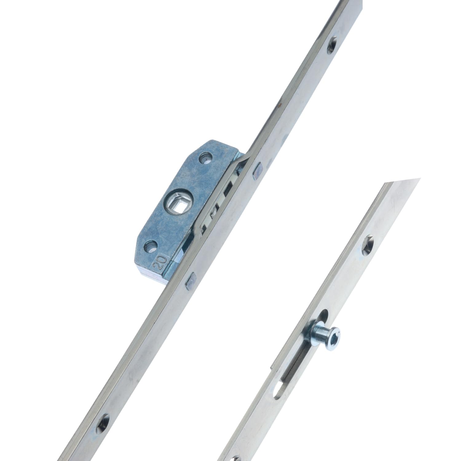 Espagnolette Bar Window Lock – High-Security Multipoint Locking System for uPVC, Timber & Aluminium Windows, Chrome Finish, Weather-Tight Seal (150mm x 22mm)