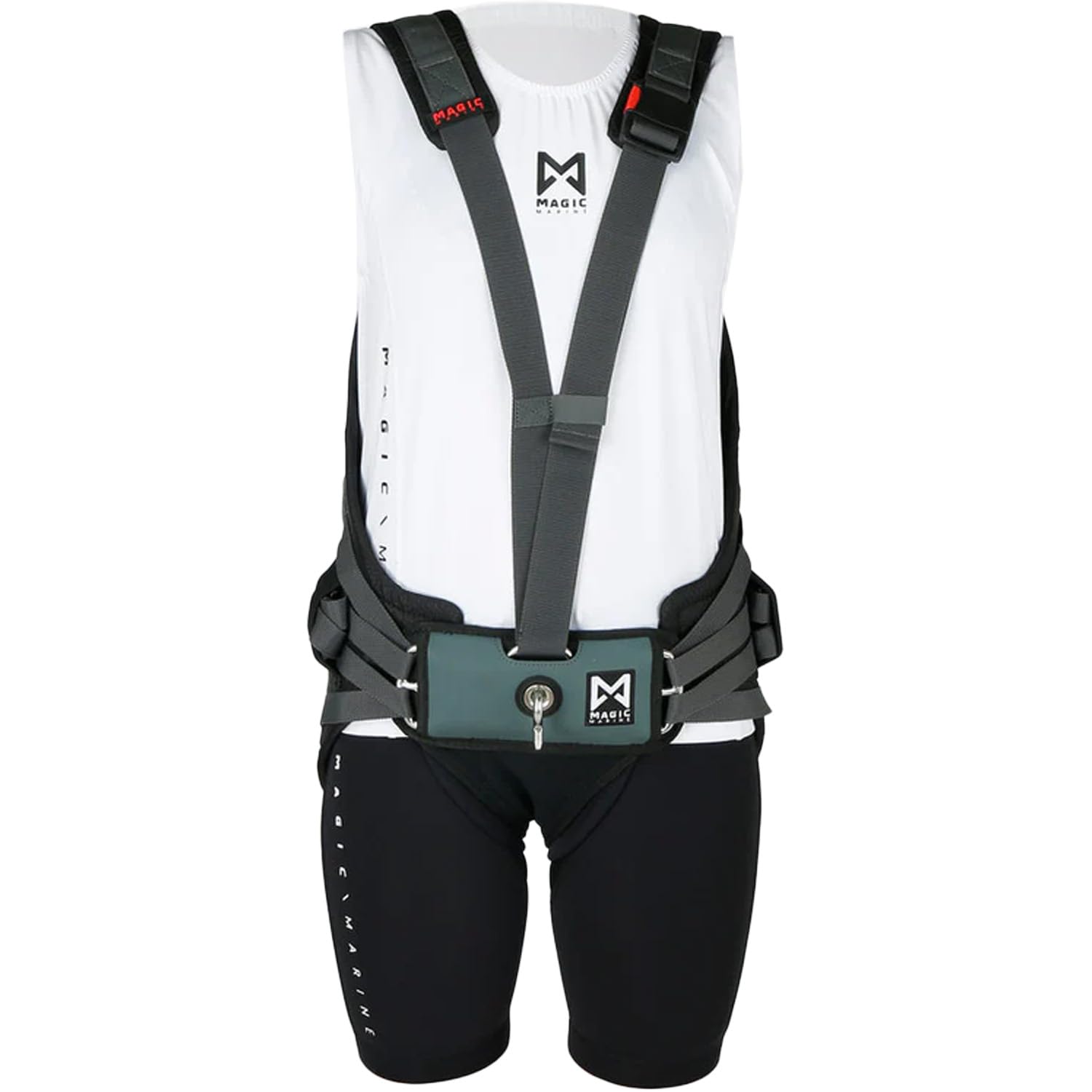 Magic Marine Unisex Auerlian Harness - Black - Breathable