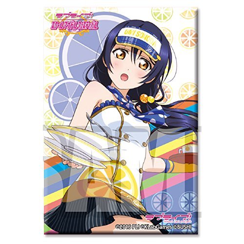 Insigne carre Ver.2 Love Live! Umihitsuji une finition metal de collection