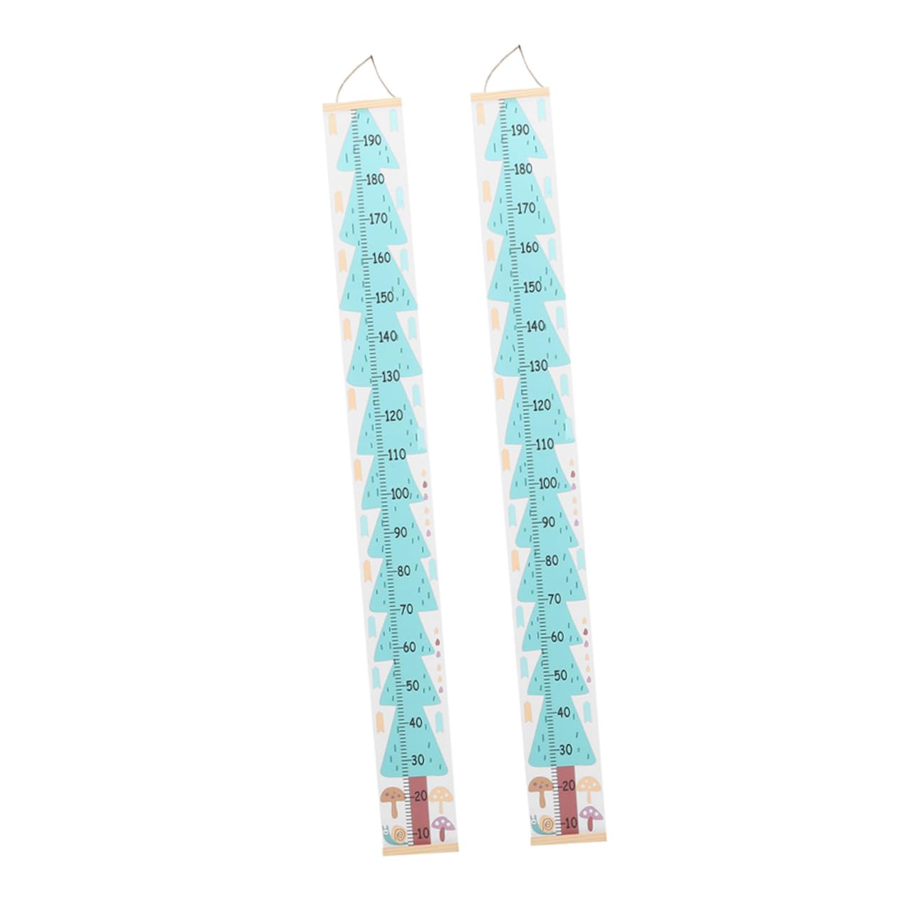 2pezzi Tabella Crescita Per Ragazzo Ragazza Righello Appeso Misuratore Altezza Parete Design Minimalista Materiale Durevole