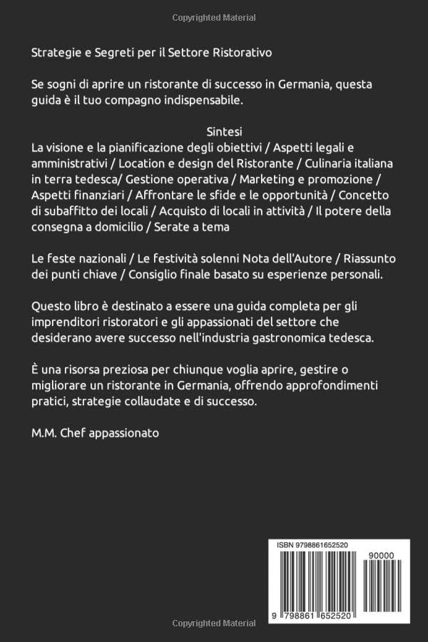 Miniatura 2 de Guida all'apertura di un Ristorante Pizzeria in Germania Sapori italiani in terra tedesca (Italian Edition)