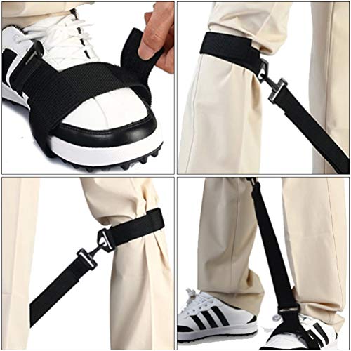 CLISPEED Treinador de Perna de Golfe O Treinamento de Swing de Golfe Auxilia O Cinto de CorreÃ§Ã£o d