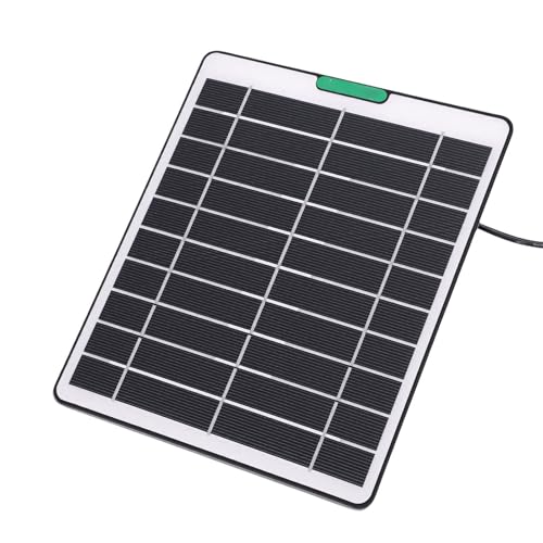 Panel solar de silicio monocristalino de 5W con interfaz para cámaras 4