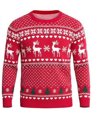 Bresdk Weihnachtspullover Herren Weihnachtspulli Hässlich Ugly...
