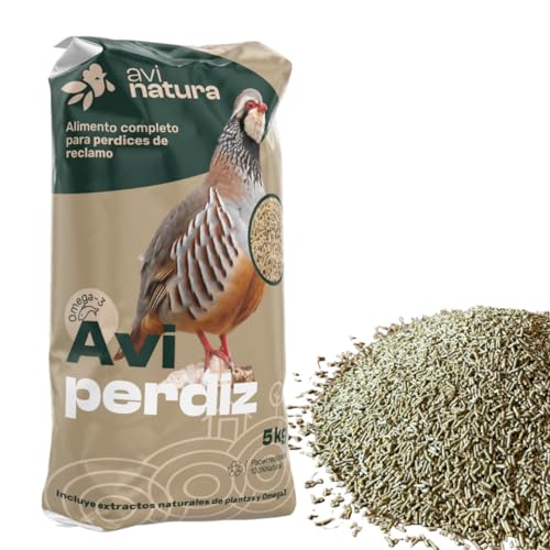 AVINATURA Perdiz 5 KG. Pienso Completo para perdices de reclamo. (5 kg, Alta Energía)