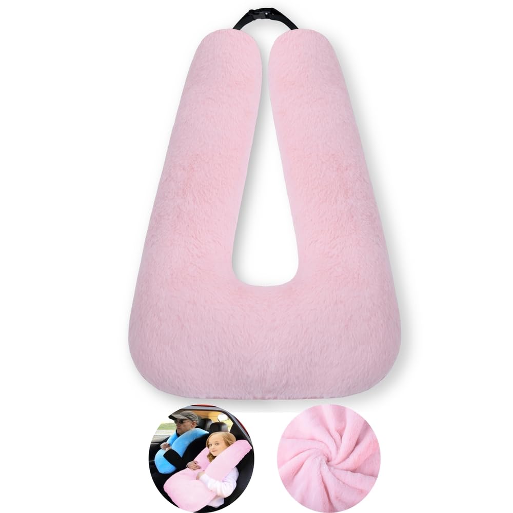 FHSGGP Travel Pillow Cushion for The Back Seat of Car Car Pillow for Kids A Sleeping Artifact Suitable