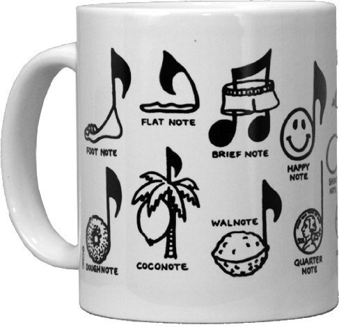 CMC Ceramic Mug - Notes Design
