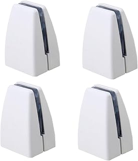 DOITOOL Desk Partition Clamp Desk Hutch 4 Pcs Portable Durable Practical Useful Partition Shelf Clips Partition Screen Clamp for Table Desk Office Office Desk