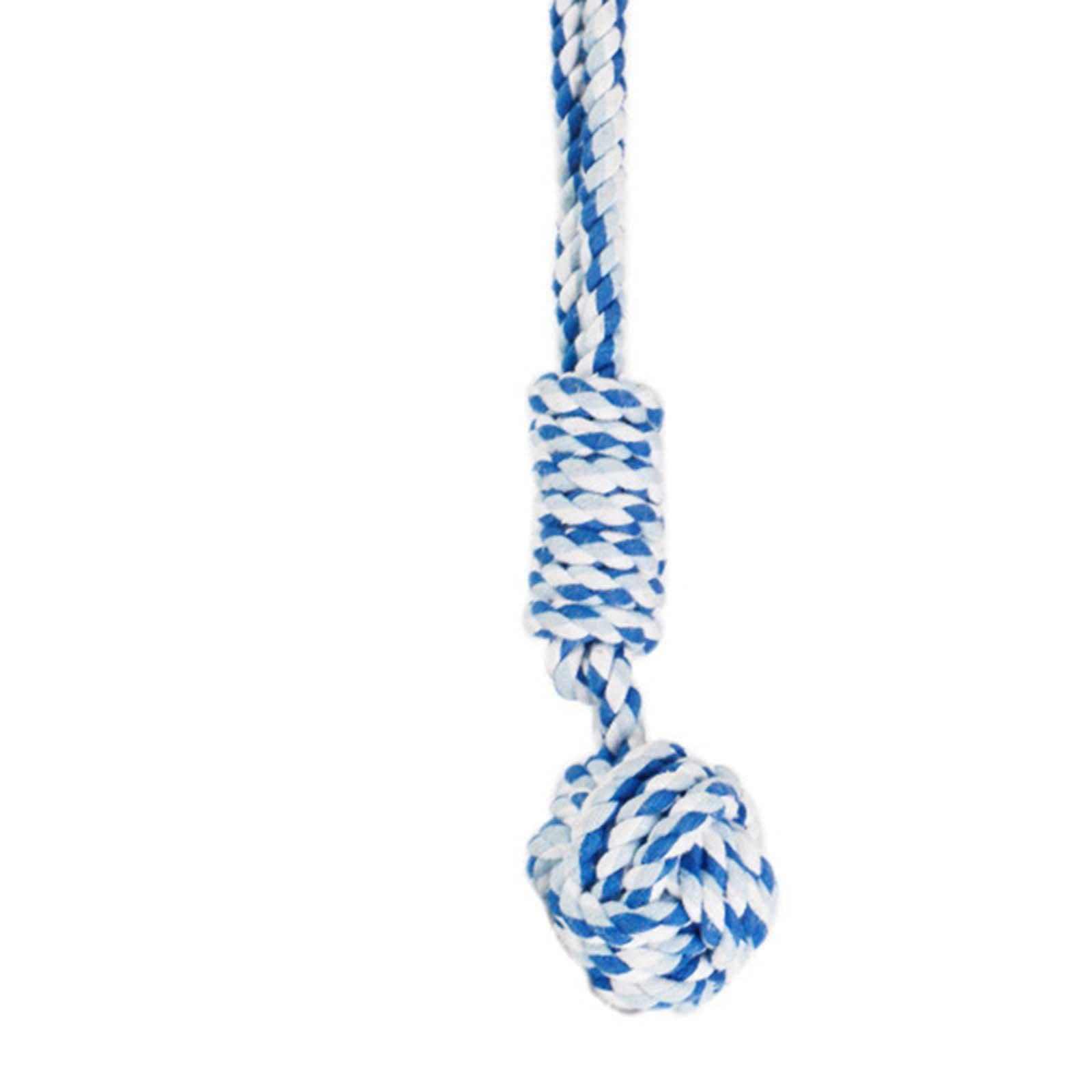 CALANDIS Dog Outdoor Bungee Hanging Toy Interactive Durable Tugger Tether Tug Toy Black