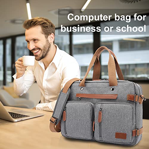 Image of 3-in-1 15.6 /17.3 inch Laptop Backpack for Men /Women, Business Briefcase Work Backpack Messenger Bag(Lanny)