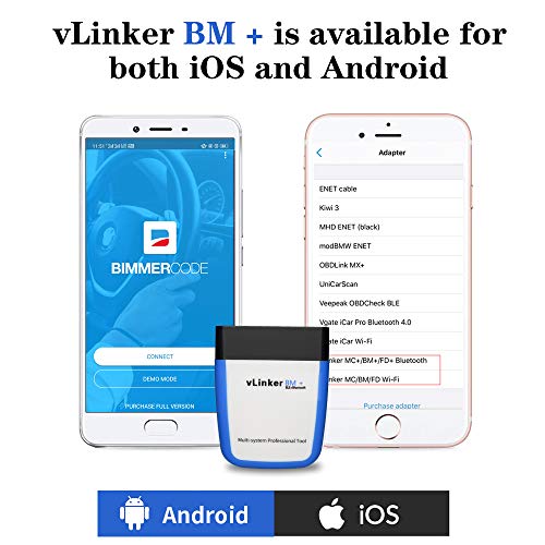 OBDII Bluetooth Vgate vLinker BM para Android e iOS 3