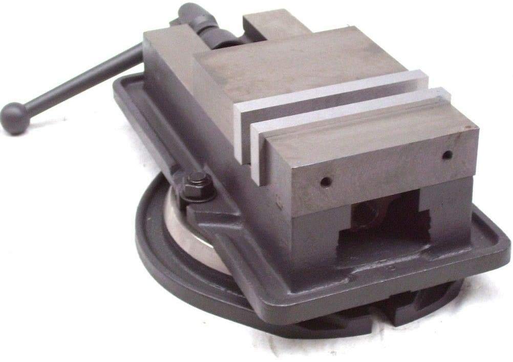 55527 imadło maszynowe obrotowe QM 160 mm 6 cali wciąganie obracane imadło AWZ