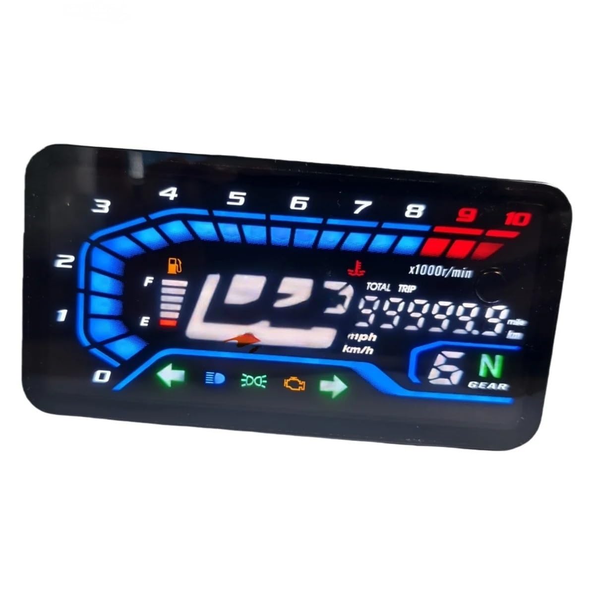 Miernika Motocykla instrumenty Uniwersalny 12V LED wodoodporny cyfrowy prędkościomierz motocyklowy RPM zmodyfikuj panel cyfrowy miernik