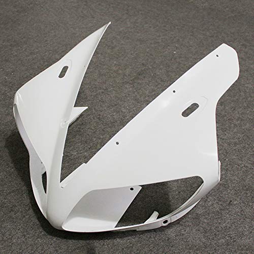 ZXMT Motorcycle Unpainted Upper Fairing Front Nose for YAMAHA YZF R1 2002-2003 ABS Injection Fairings
