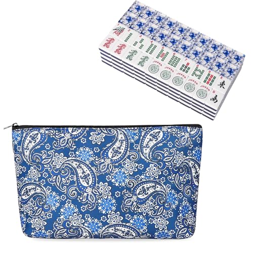 Fichas American Mahjong con Bolso de Transporte miniatura 1