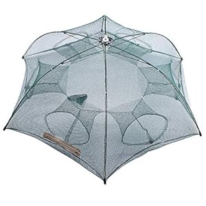 Zite Fishing Aalreuse Visreus Kreefherus 6 openingen opvouwbaar met voerzak