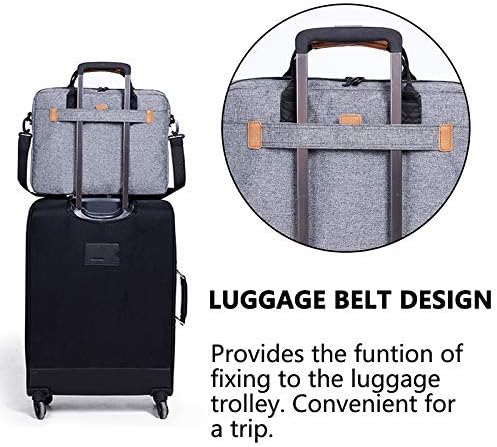 KALIDI Laptop Bag, 13.3" 14.5 Inch Notebook Briefcase Messenger Shoulder Bag for Dell Alienware/MacBook/Lenovo/HP, Travelling, Business, College and Office Black