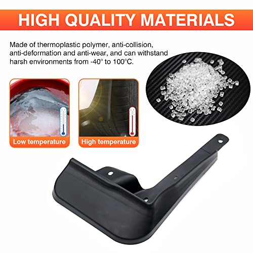 Image of Autorder Mud Flpas Splash Guards for 2023-2025 2026 Honda Civic Accessories Mudflap Fender Flares Front and Rear Mud Guard Set 4PCS (Not Fit for Hatchback)