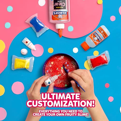 Elmer’s Celebration Slime Kit, Slime Supplies Include Assorted Magical Liquid Slime Activators and Assorted Liquid Glues, 10 Count - Image 4