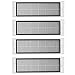 MengTiger 4 Pack Hepa Filter Replacement Parts for Xiaomi Roborock S5 Max S6 MaxV S6 Pure S50 S6 T6 T7 T7 Pro Robot Vacuum Cleaner, Part Number X001EI1K27