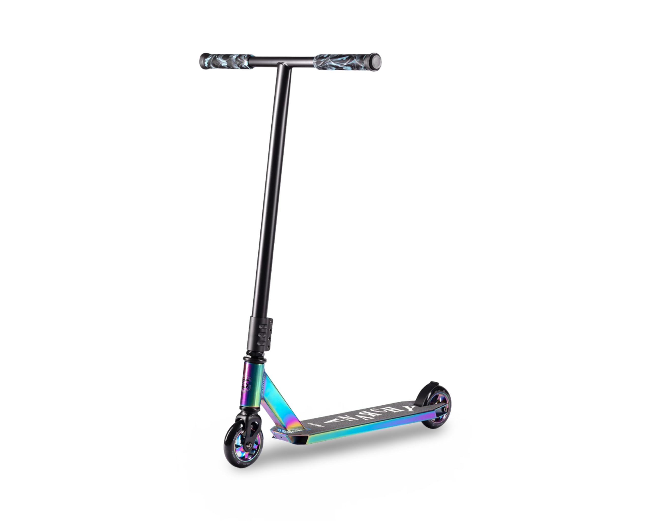 Trottinette Freestyle SKITT - Anarchy | Roulements Haute Performance ABEC-9 | Construction légère en Aluminium | Guidon Freestyle Rotatif à 360°