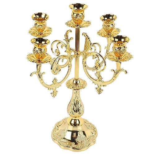 Vintage Metal Candelabra European Wedding Dinner Party Decor Candle Holder