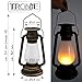 TRONJE LED Lámpara de minero Aspecto Cobre 4h Temporizador 24 Leds Simula...