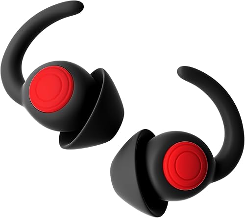 Tapones para los oídos para reducir el ruido, cómodos tapones para los oídos para dormir con cancelación de ruido, 2 pares de tapones reutilizables
