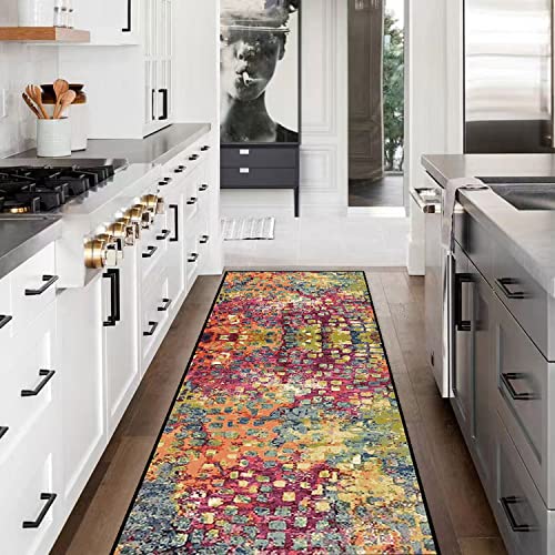 Tapis de couloir coloré lavable pour protéger les sols des saletés - 3
