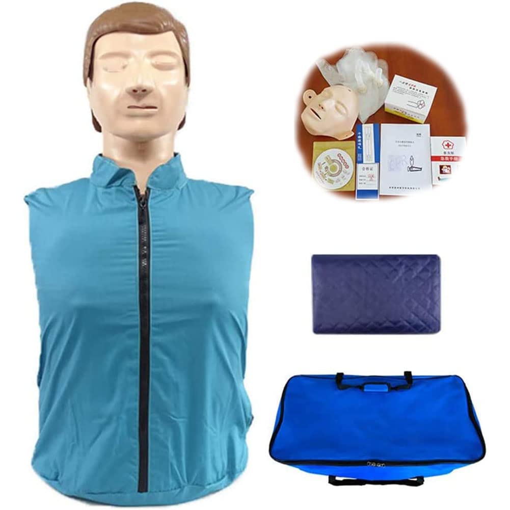Maniquí de entrenamiento de RCP de medio cuerpo,Kit de maniquí de entrenamiento profesional para adultos,Maniquíes de reanimación - Adulto - Comentarios avanzados