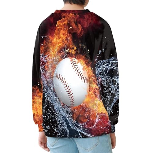 Mumeson Girls Boys Long Sleeve Pullover Sport Travel Outdoor Sweatshirts Loose Fit Active Sportwear3