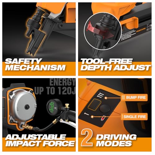 Freeman F20 20V Brushless 21° Framing Nailer