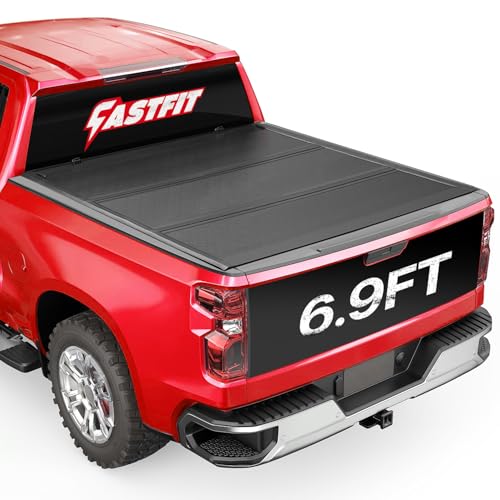 FASTFIT HTL Low-Profile Hard Tri-Fold Tonneau Cover for 2020-2026 Chevy