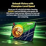 KingSpec Wewnętrzny dysk SSD 2,5" SATA III - Championship Edition, odczyt do 560 MB/s, 3D NAND Flash, idealny do starego laptopa/komputera stacjonarnego i konsoli gamingowych (2, TB)