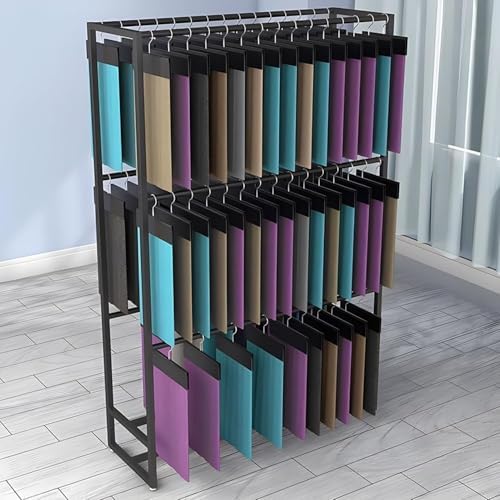 Metal Fabric Display Rack - Floor-Standing Organizer for Quilts, Samples, Towels & Scarves - Ideal for Boutique & Retail Store Merchandising