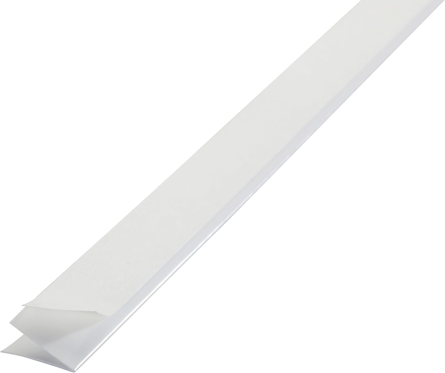 M-D Building Products 3525 M-D 0 V-Flex Weather-Strip with Adhesive Back, 17 Ft L X 7/8 in W, Polypropylene, White