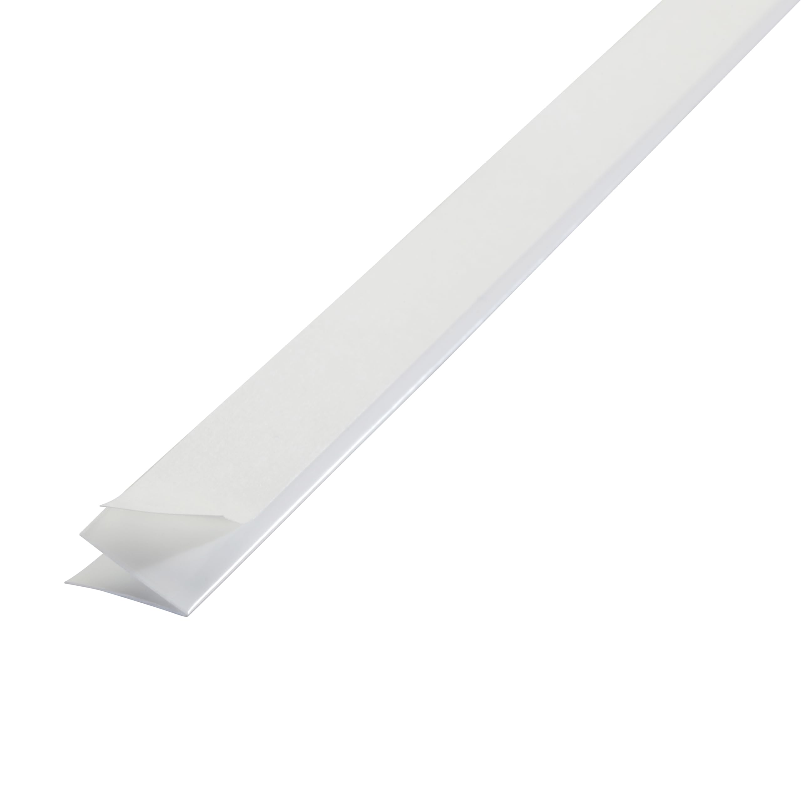 M-D Building Products 3525 M-D 0 V-Flex Weather-Strip with Adhesive Back, 17 Ft L X 7/8 in W, Polypropylene, White