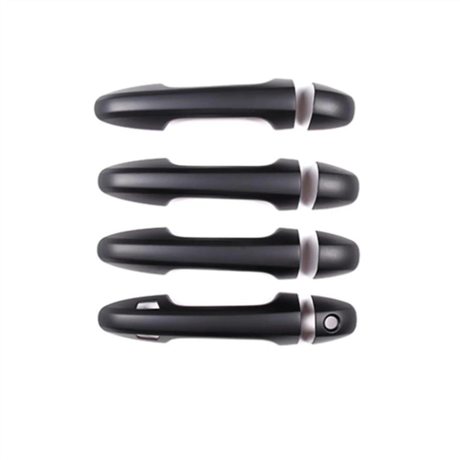 SLIMES Car Exterior Door Handle Grab Cover Trim Styling ABS for Toyota for Tacoma 2015-2020 Auto Molding Accessories Protection(Black)
