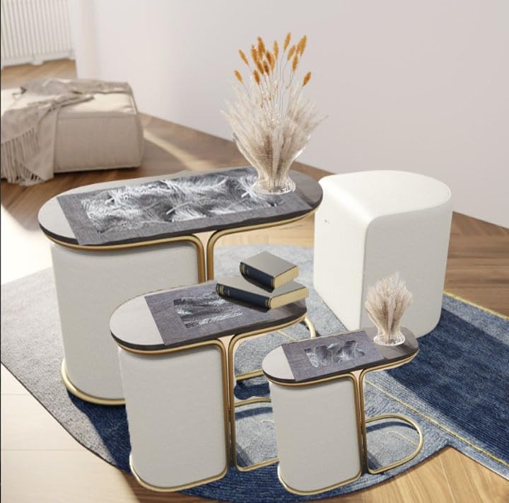 Tris Centri Centrini Centro Runner Piuma Sfumata Arredo Home Consolle Sofì