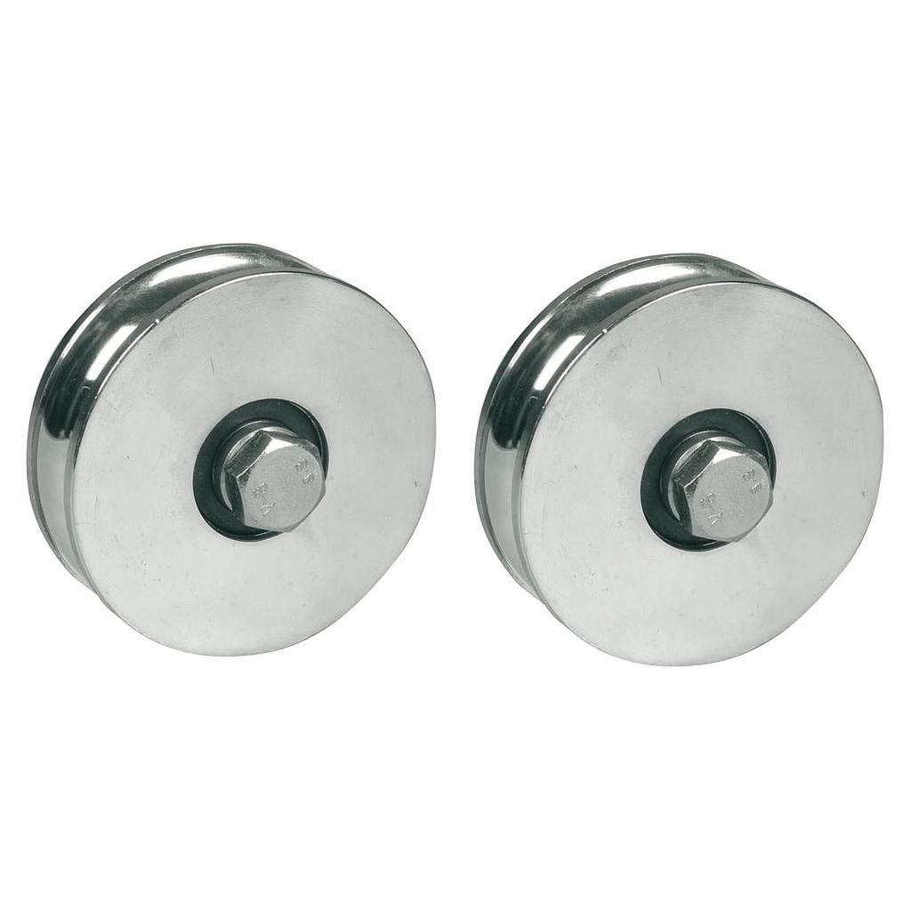 Juego de 2 rodamientos de bolas de 140 mm con ranura redonda de 20,5 mm
