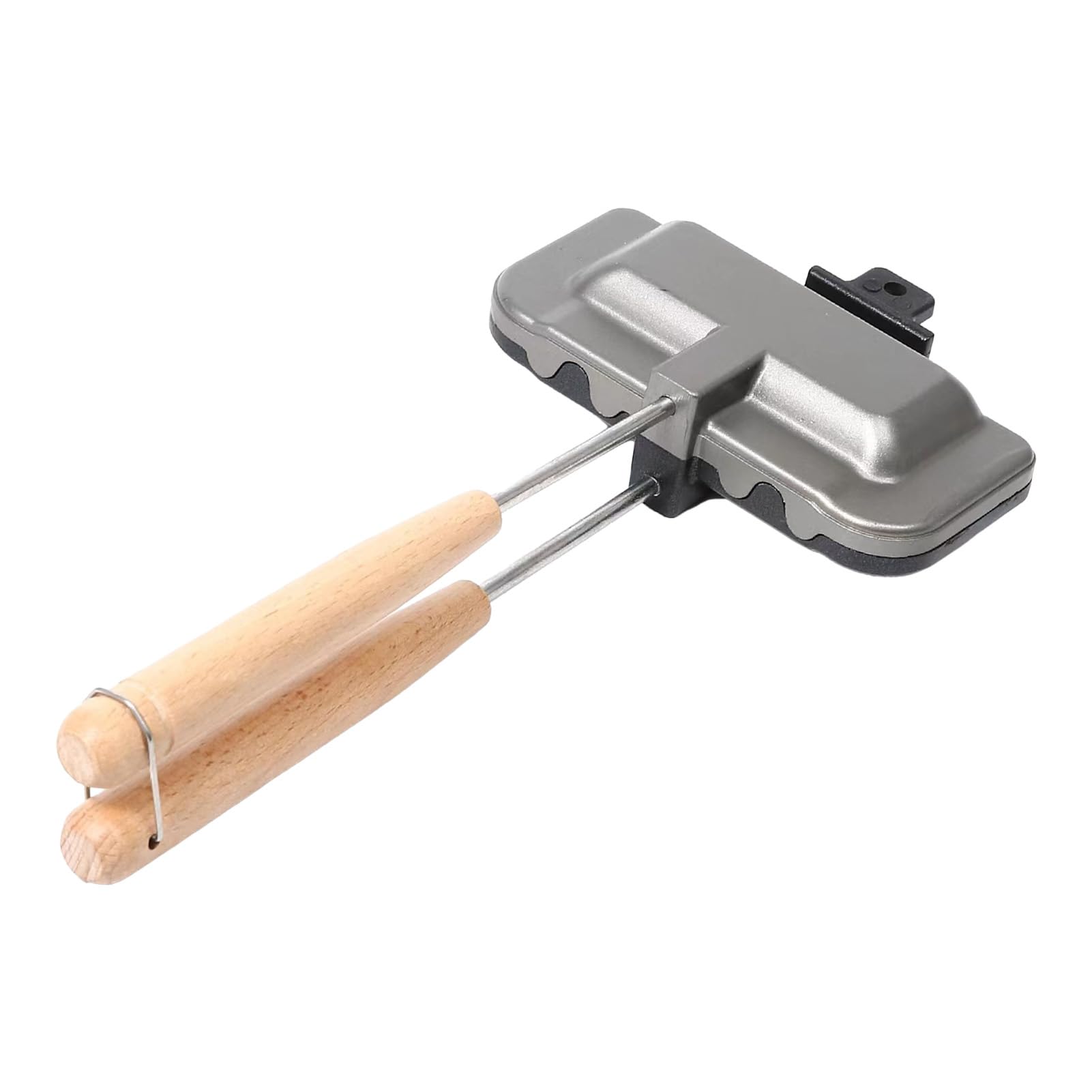 Teksome Poêle à sandwich, poêle à sandwich double f – Mac à sandwich pour petit déjeuner, grille-pain amovible pour hot-dog pour crêpes, toasts, omelettes de légumes