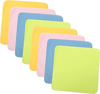 DOITOOL 20pcs Glasses Cloth Lens Wiping Cloth Screen Wiping Cloth Mirror Wipes Glasses Spray Cleaner Jewelry Cleaner Wipes Microfiber Cleaning Cloth Eyeglasses Cloth Glasses Wiping Cloth