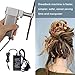 Portable Electric Dreadlocks Machine, Dreadlocks Crochet Machine (6 MM + 8 MM+10 MM), DIY Braid Hair Extensions, Easy to Use, with 20 Crochet Hooks