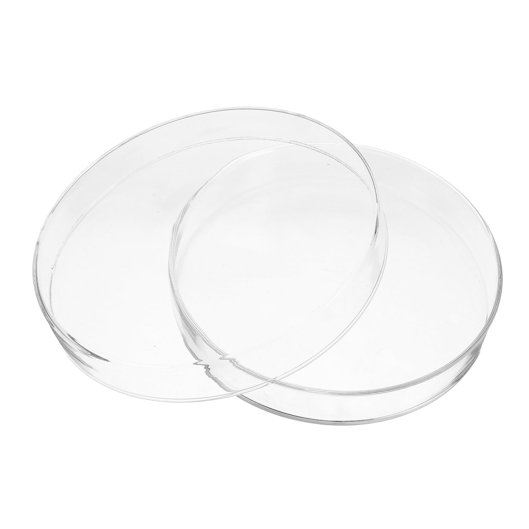 Dickwandige Petrischalen aus Borosilikatglas mit Deckel Transparente Kulturschalen für Biologie und Bildung Bruchsicher und Kompatibel mit Laborausrüstung