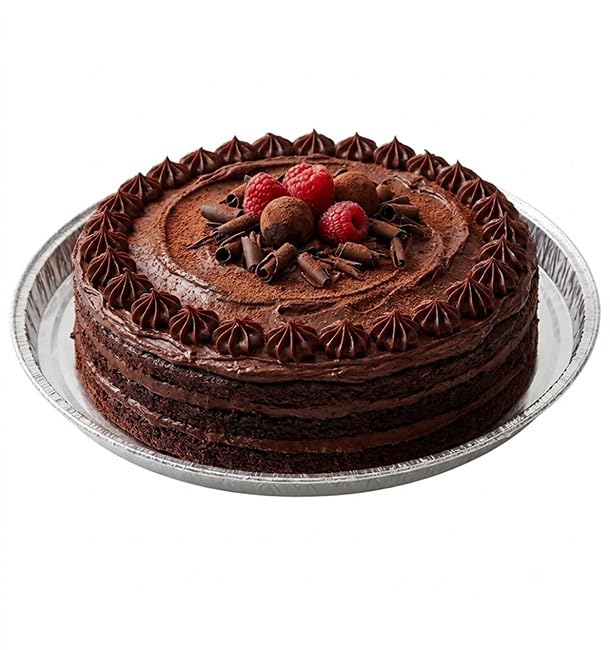 200 Bandejas de Aluminio Desechable, 29,5cm, 1100ml, Repostería, Comida, Apto para Horno, Microondas, Resistentes, Barbacoa, Parrilla, Picnic