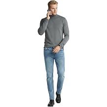 George Clothing Men's Straight Fit Jeans 36x30, Medium Wash