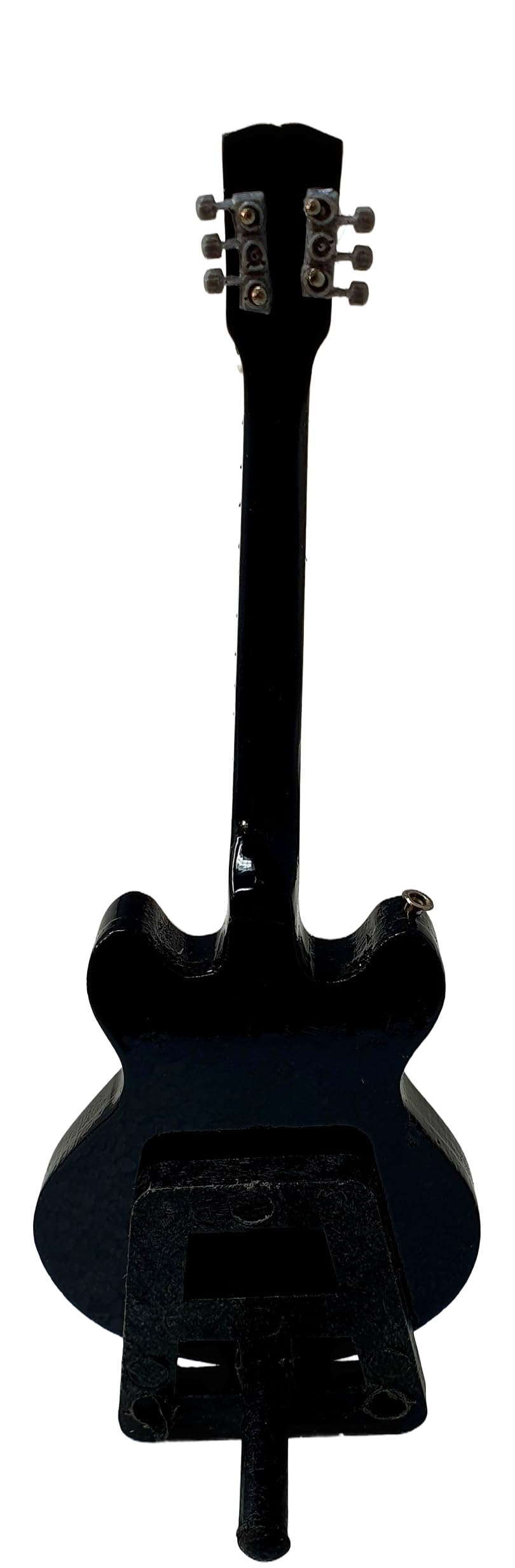 Rockstar BMG0014 Guitare électrique miniature Epi Casino en bois faite et peinte à la main Cadeau pour musiciens et collectionneurs Taille 15,5 cm