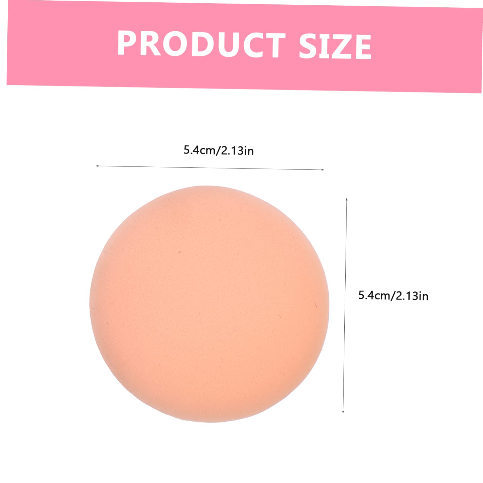 WRITWAA 4Pcs Makeup Powder Puff Soft Cosmetic for Application Travel Friendly Design Dual Use for Wet Dry Makeup for Home the Go